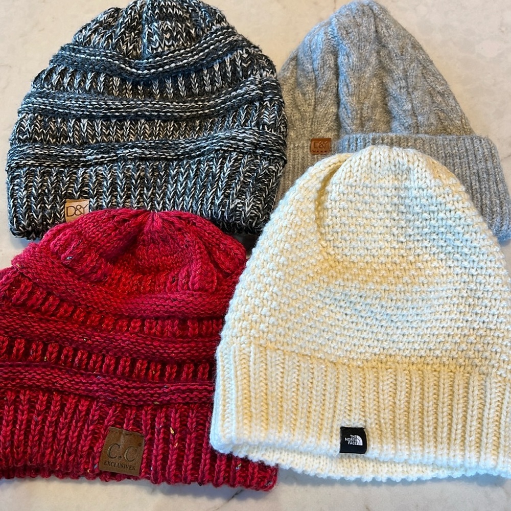 Four Knit Hats